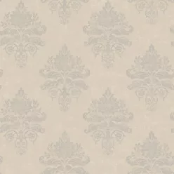   Galerie Palazzo 2 vinyl, vlies anyagú, beige, ezüst színű, barokk, Klasszikus tapéta
