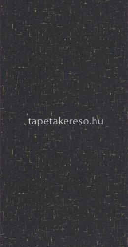 Caselio GOLDEN AGE vlies, vinyl anyagú fekete, arany színű textilhatású, spriccelt modern tapéta