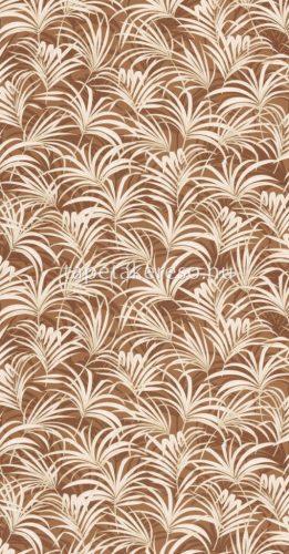 Caselio GOLDEN AGE vlies, vinyl anyagú barna, beige színű leveles modern tapéta