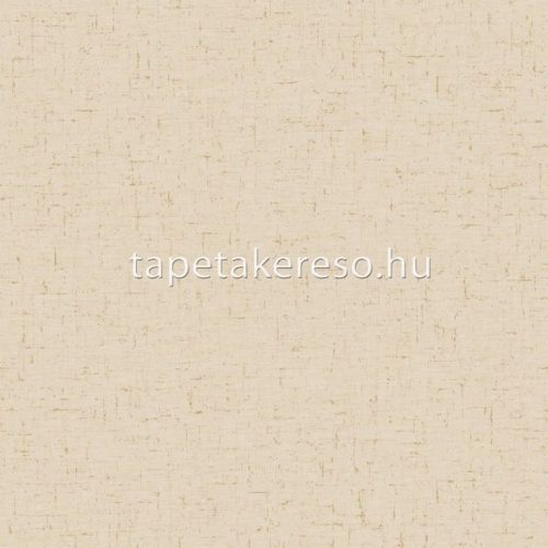 Caselio Gaze vlies, vinyl anyagú beige, arany színű egyszínű, textílhatású, struktúrált modern tapéta