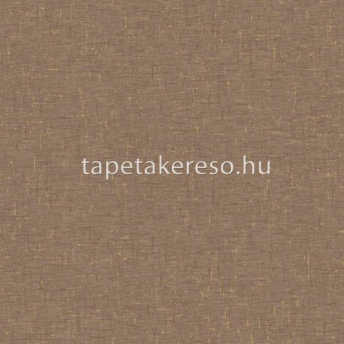 Caselio Gaze vlies, vinyl anyagú barna, arany színű egyszínű, textílhatású, struktúrált modern tapéta