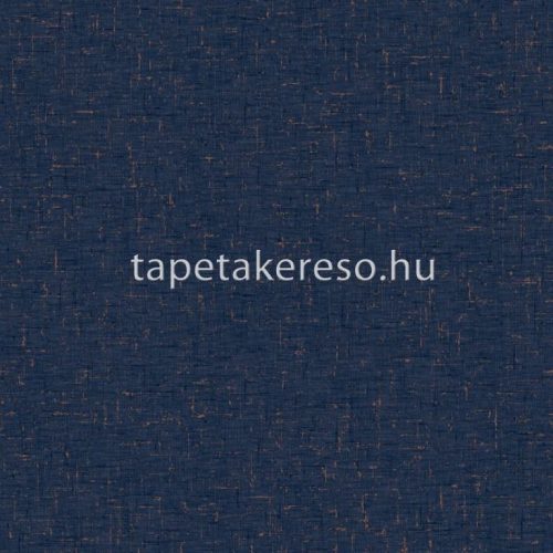 Caselio Gaze vlies, vinyl anyagú kék, bronz színű egyszínű, textílhatású, struktúrált modern tapéta