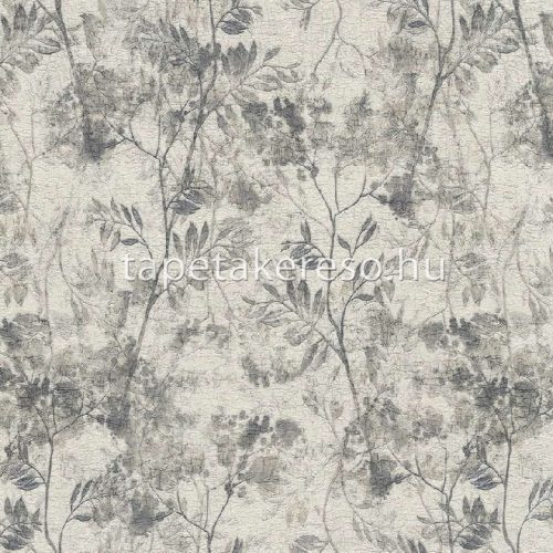 Gianfranco Ferre Gianfranco Ferre Home No.3 vlies, vinyl anyagú törtfehér, kék, szürke színű növényes, repedezett klasszikus tapéta