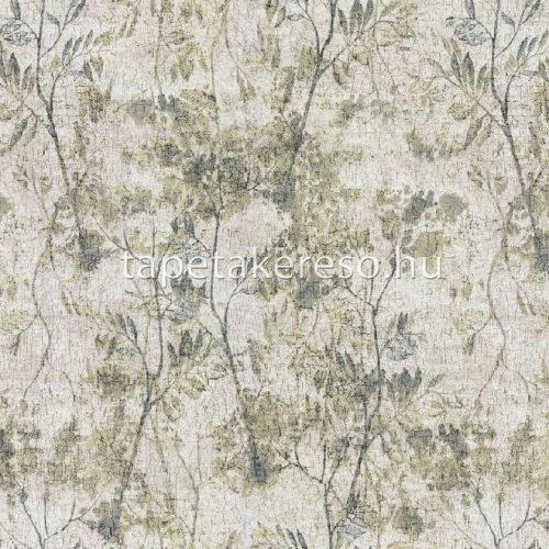 Gianfranco Ferre Gianfranco Ferre Home No.3 vlies, vinyl anyagú beige, szürke, sárga színű növényes, repedezett klasszikus tapéta