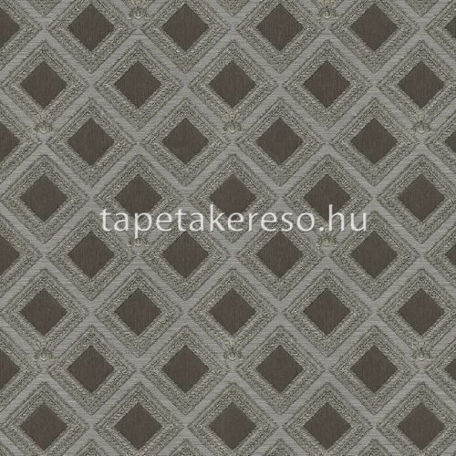 Gianfranco Ferre Gianfranco Ferre Home No.3 vlies, vinyl anyagú barna, szürke színű bourbon liliom, geometriai klasszikus tapéta