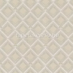   Gianfranco Ferre Gianfranco Ferre Home No.3 vlies, vinyl anyagú beige, törtfehér, gyöngyház színű bourbon liliom, geometriai klasszikus tapéta