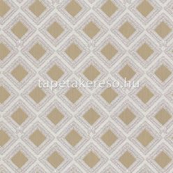   Gianfranco Ferre Gianfranco Ferre Home No.3 vlies, vinyl anyagú arany, törtfehér, barna színű bourbon liliom, geometriai klasszikus tapéta
