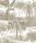 Prestige Wallcoverings Blossom vlies anyagú fehér, szürke, beige színű fás, leveles modern tapéta