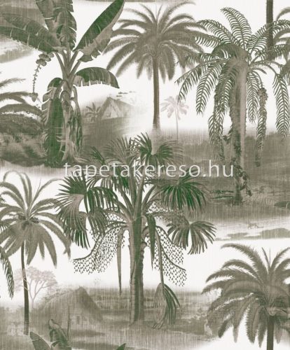 Prestige Wallcoverings Blossom vlies anyagú beige, zöld színű fás, leveles modern tapéta