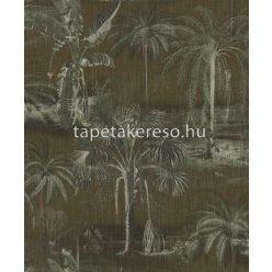   Prestige Wallcoverings Blossom vlies anyagú barna, zöld színű fás, leveles modern tapéta