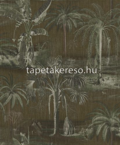 Prestige Wallcoverings Blossom vlies anyagú barna, zöld színű fás, leveles modern tapéta