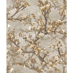   Prestige Wallcoverings Blossom vlies anyagú beige, barna színű virágos modern tapéta