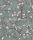 Prestige Wallcoverings Blossom vlies anyagú türkiz, barna színű virágos modern tapéta