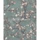 Prestige Wallcoverings Blossom vlies anyagú türkiz, barna színű virágos modern tapéta