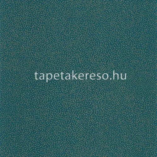 Caselio GREEN LIFE 2 vlies, vinyl anyagú kék, arany színű pöttyös modern, natural tapéta