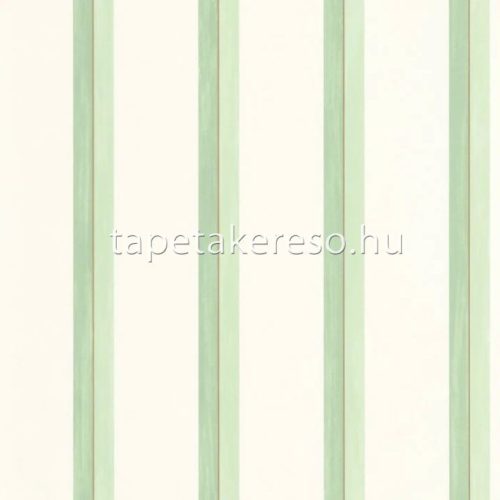 Caselio GREEN LIFE 2 vlies, vinyl anyagú fehér, zöld színű csíkos modern, natural tapéta