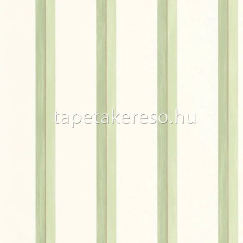 Caselio GREEN LIFE 2 vlies, vinyl anyagú fehér, zöld színű csíkos modern, natural tapéta