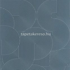   Caselio Graphic vinyl, vlies anyagú kék színű geometriai modern tapéta