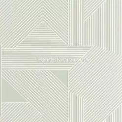   Caselio Graphic vinyl, vlies anyagú zöld, fehér színű geometriai modern tapéta