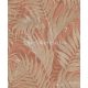 Design ID Grace vlies anyagú beige, barack színű leveles modern tapéta