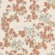 Design ID Grace vlies anyagú barack, beige, zöld, narancssárga színű virágos modern tapéta