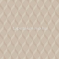   Design ID Grace vlies anyagú beige, barna színű 3d, geometriai modern tapéta