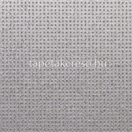 Omexco Graphite vlies, kristály anyagú ezüst, szürke színű pöttyös, kockás modern tapéta