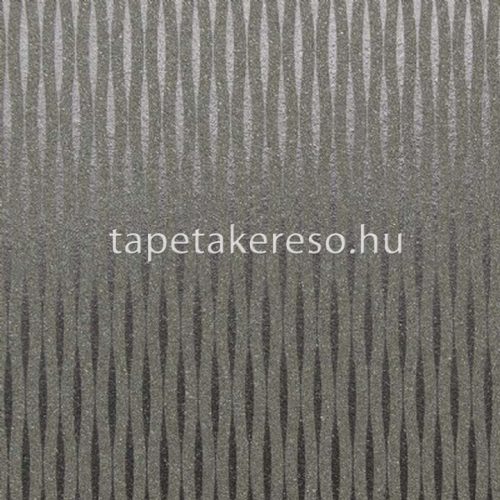 Omexco Graphite vlies, kristály anyagú barna, fémes színű hullámos modern tapéta