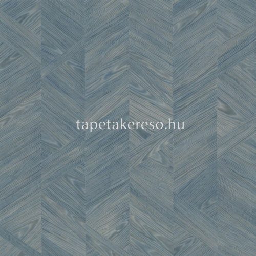 York RONALD REDDING Grasscloth & Natural Resource farost, vlies anyagú kék színű famintás natural tapéta
