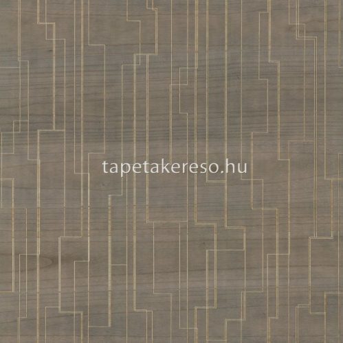 York RONALD REDDING Grasscloth & Natural Resource papír anyagú barna, beige színű geometriai natural tapéta