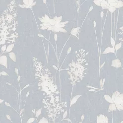   Graham & Brown Laura Ashley Signature Vol.1 vlies anyagú, kék, fehér színű, virágos, Romantikus tapéta