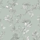 Graham & Brown Laura Ashley Signature Vol.1 vlies anyagú, zöld, fehér színű, madaras, ágas, Romantikus tapéta