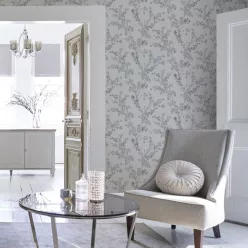   Graham & Brown Laura Ashley Signature Vol.1 vlies anyagú, szürke, beige színű, virágos, Romantikus tapéta