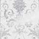 Graham & Brown Laura Ashley Signature Vol.1 vlies anyagú, fehér, ezüst színű, barokk, virágos, Romantikus tapéta