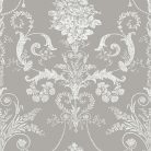 Graham & Brown Laura Ashley Signature Vol.1 vlies anyagú, szürke, fehér színű, barokk, virágos, Romantikus tapéta