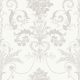 Graham & Brown Laura Ashley Signature Vol.1 vlies anyagú, fehér, szürke színű, barokk, virágos, Romantikus tapéta
