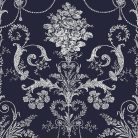 Graham & Brown Laura Ashley Signature Vol.1 vlies anyagú, kék, fehér színű, barokk, virágos, Romantikus tapéta