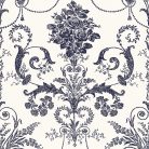 Graham & Brown Laura Ashley Signature Vol.1 vlies anyagú, kék, fehér színű, barokk, virágos, Romantikus tapéta