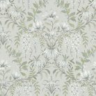 Graham & Brown Laura Ashley Signature Vol.1 vlies anyagú, fehér, szürke, zöld színű, virágos, Romantikus tapéta