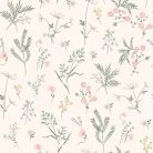 Graham & Brown Laura Ashley Signature Vol.1 vlies anyagú, fehér, zöld, sárga, rózsaszín színű, virágos, Romantikus tapéta