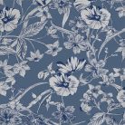 Graham & Brown Laura Ashley Signature Vol.1 vlies anyagú, kék, ezüst színű, virágos, Romantikus tapéta