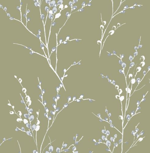 Graham & Brown Laura Ashley Signature Vol.1 vlies anyagú, kék, fehér, zöld színű, növényes, Romantikus tapéta