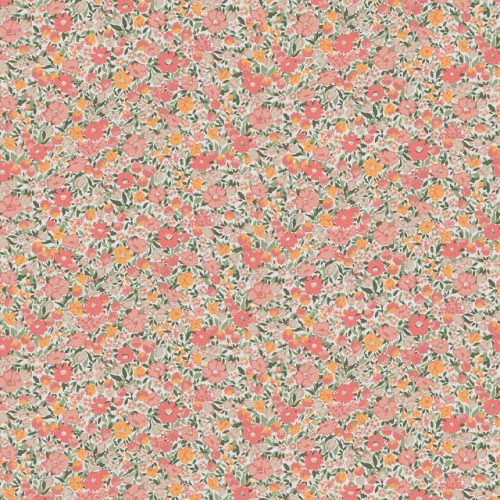 Graham & Brown Laura Ashley Signature Vol.1 vlies anyagú, fehér, zöld, rózsaszín, sárga színű, virágos, Romantikus tapéta