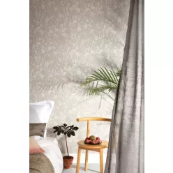   Khroma Havanna vlies anyagú fehér, beige színű növényes modern tapéta