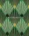 Khroma Havanna vlies anyagú zöld, sárga, fekete színű art deco, geometriai modern tapéta