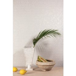   Khroma Havanna vlies anyagú fehér, beige színű geometriai modern tapéta