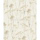 Decoprint Herbarium vlies, vinyl anyagú beige, barna, okker színű növényes, virágos modern, natural tapéta