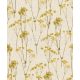 Decoprint Herbarium vlies, vinyl anyagú beige, sárga, barna színű növényes, virágos modern, natural tapéta