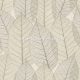 Decoprint Herbarium vlies, vinyl anyagú szürke, barna színű levél erezet, leveles modern, natural tapéta