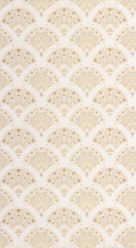 Casadeco Heritage vlies anyagú, beige, szürke, arany színű, art deco, virágos, Modern tapéta